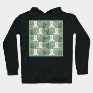 Spooky mid-century pattern Hoodie